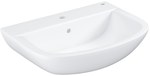 BAU Ceramic wall-mounted washbasin 65cm