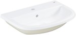 BAU Ceramic countertop washbasin 55 cm