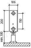 Радіатор PURMO Plint RD Ramo RRCV22 - F0G2202023015300