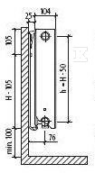 Radiator PURMO Ramo RCV22 600x800, - F0G2206008011300