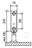 Радіатор PURMO Plint RD Ramo RRCV21S - F0G2102007015300