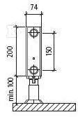 Радіатор PURMO Plint RD Ramo RRCV21S - F0G2102026015300
