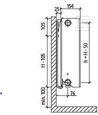 Радіатор PURMO PLAN FCV33-лівий - F0A3304520011310