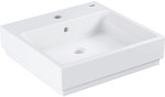 CUBE Wall-mounted 50 cm washbasin