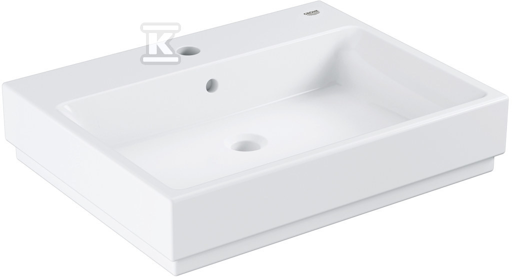 CUBE Countertop washbasin, 60 cm - 3947700H