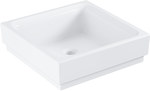 CUBE Countertop washbasin, 40 cm