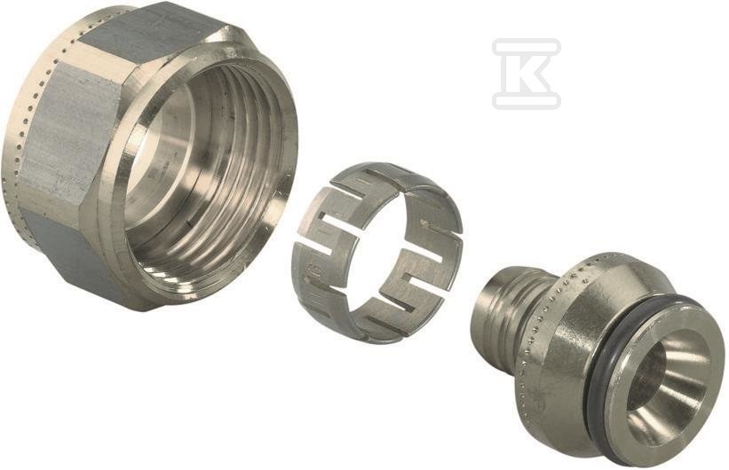 Złączka zaciskowa niklowana PEX - 1045542