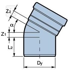 PVC koleno 110/15 za spoljnu - 3024156