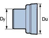 Złączka PVC kielichowa 160x160 rura - 3022154