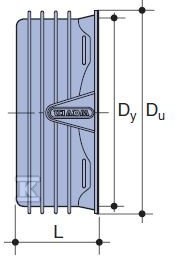 Socket / airtight transition X-Stream - 3011099