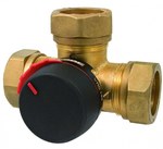 Zawór mieszający VRG133, 3-drogowy, dn20, KVS 6.3, 22mm CPF