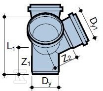 PP-HT kétsík keresztdarab - 3018762