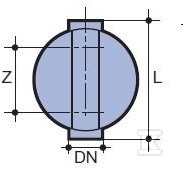 Kineta PP 425x110 przelotowa 0st. typ - 3011327