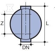 Kineta PP 425x315 przelotowa 0st. typ - 3011336