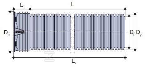 Rura kanalizacyjna zewnętrzna PP - 3023682