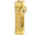 Tacosetter Inline 100 DN15, 0,6-2,4 L/min, GZ3/4"xGZ3/4", TB100C, Pb10Bar балансувальний і вимірювальний клапан
