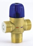 Termostatyczny zawór mieszający z wbudowanym zaworem zwrotnym Novamix Value 70 FS DN15, gwint zewnętrzny Rv 3/4 cala