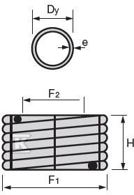 TS PE pipe 50x4.6mm SDR11 Solid water - 3012596