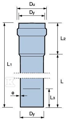 Rura kanalizacyjna zewnętrzna PVC - 3053783