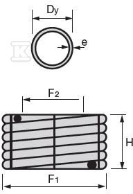 Rura warstwowa woda PE TS SDR11 - 3013171