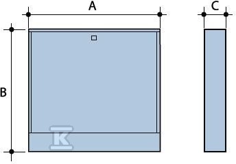 Surface mounted cabinet, 11-13 circuits - 4044163