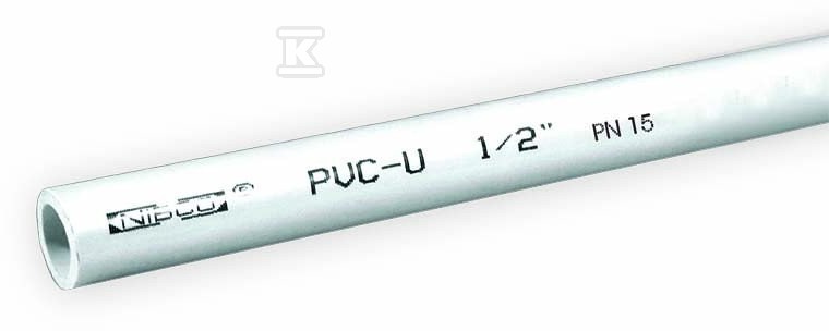 Potisna cev PN 15 PVC-U 1/2" - 400-105