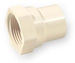 Nipple with gasket KW/GW 1/2" PVC-C