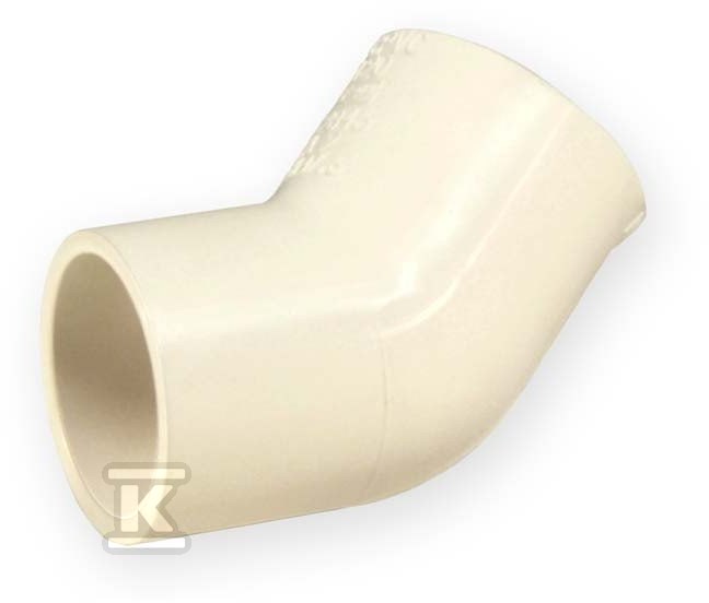 Könyök 45° KW/KW PVC-C 1/2" - 4706-005