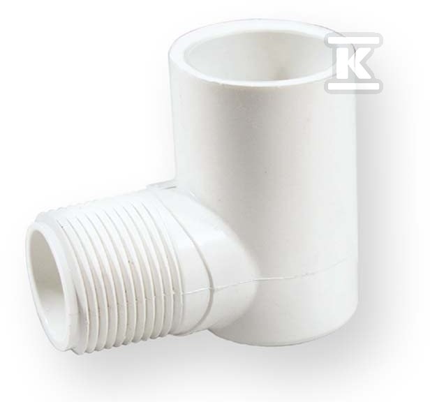 Menetes könyök KW/GZ PVC-U 3/4" - 410-007