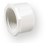 Plug with thread female thread PVC 1/2