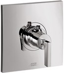 Bateria termostatowa Hansgrohe Axor Citterio podtynkowa High Flow, element zewnętrzny, pokrętło jednoramienne chrom 39711000