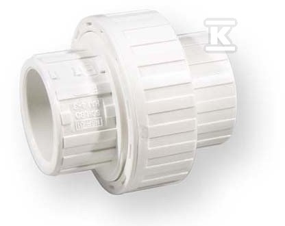 Śrubunek KW/KW PVC-U 1 1/2" - 457015