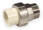 Śrubunek plastyk - metal wkrętny KW/GZ PVC-C 1 1/4"