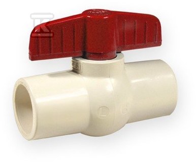 Zawór kulowy (compact) PVC-C KW/KW 1/2" - 652-005