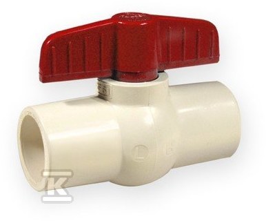 Zawór kulowy (compact) PVC-C KW/KW 1" - 652-010