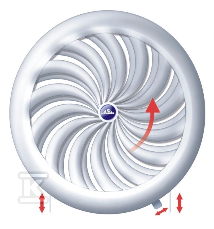 Grilă de ventilație FI100 TOŻS. - T95