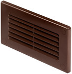 Flat channel cover (55x110) bronze