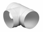 Round duct tee (fi 125)