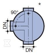 Kineta PP 600x160 połączeniowa 90st. - 3012391