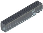 RECYFIX PLUS 100, type 010 channel, galvanized frames, with a gel grate, a grid GUGI MW 15/25, class C 250