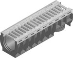 RECYFIX PLUS 100, type 0105 channel, with a sealed grating, galvanized, trans. for myself. axis.