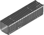 RECYFIX PLUS 200, type 020 channel, galvanized frames, with a cast iron grate, airtight SW 2x85/20, class C 250