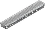 RECYFIX PLUS 100, type 80 channel, with a mesh grating MW 30/10, stainless steel, class B 125