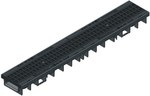 RECYFIX PRO 100, type 75 channel, with GUGI MW 15/25, mesh grating, made of polyamide, class B 125