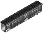 RECYFIX PRO 100, type 010 channel, with GUGI MW 15/25, mesh grating made of polyamide, class B 125