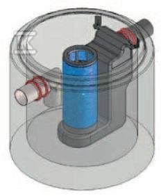 AQUAFIX K 010, betonowy separator - 3103100P