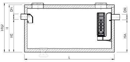 AQUAFIX K 150, betonowy separator - 3178150P