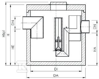 AQUAFIX K2BP 010/0100, Concrete - 3174010P