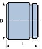 Złączka PVC 110x100 rura PVC/kielich - 3009576
