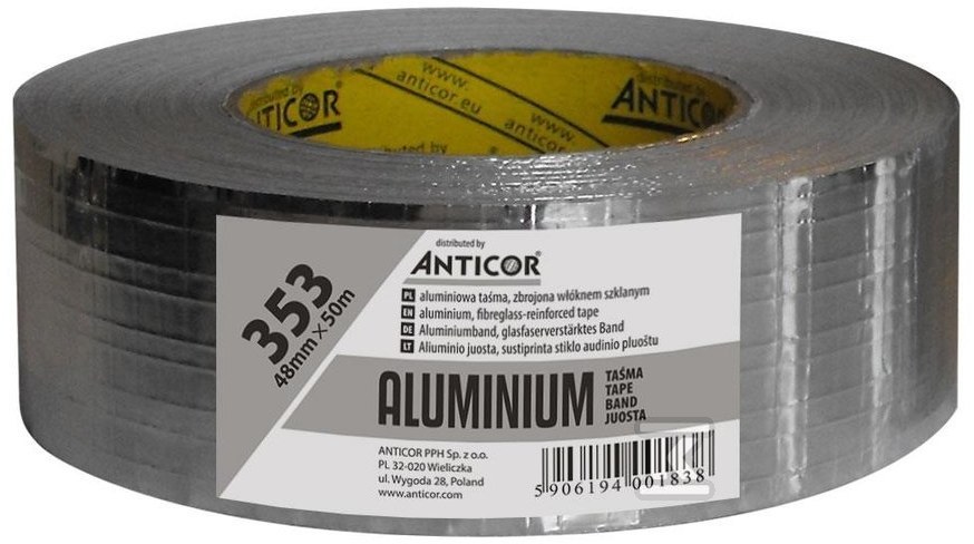 Taśma aluminiowa Aluminio 353, 48 mm x - PA-3530011-0048050